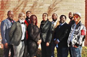 A few of the Reading with Barbers volunteers. 